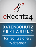 eRecht24 Siegel Datenschutzerklärung blau.png